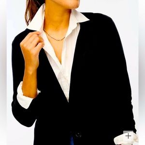 NWT J. Crew Factory Two Button Sweater Blazer Size L